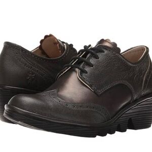 Fly London Palt Nicotine/Bronze - HK sz 38 7.5 euc